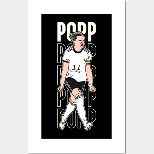 Women Soccer - Germany Popp Posters and Art